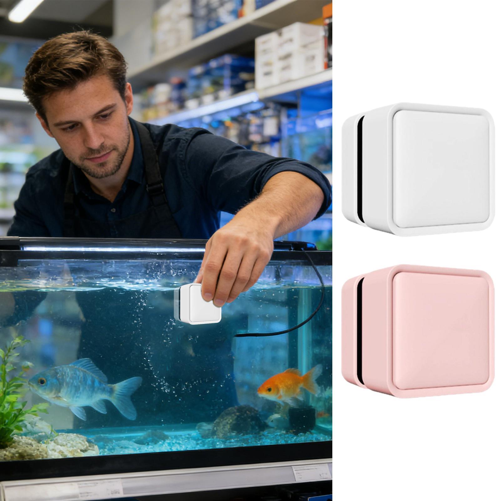 Marine Aquarium Glass Scraper - منظف حوض السمك المغناطيسي ذو الوجهين،