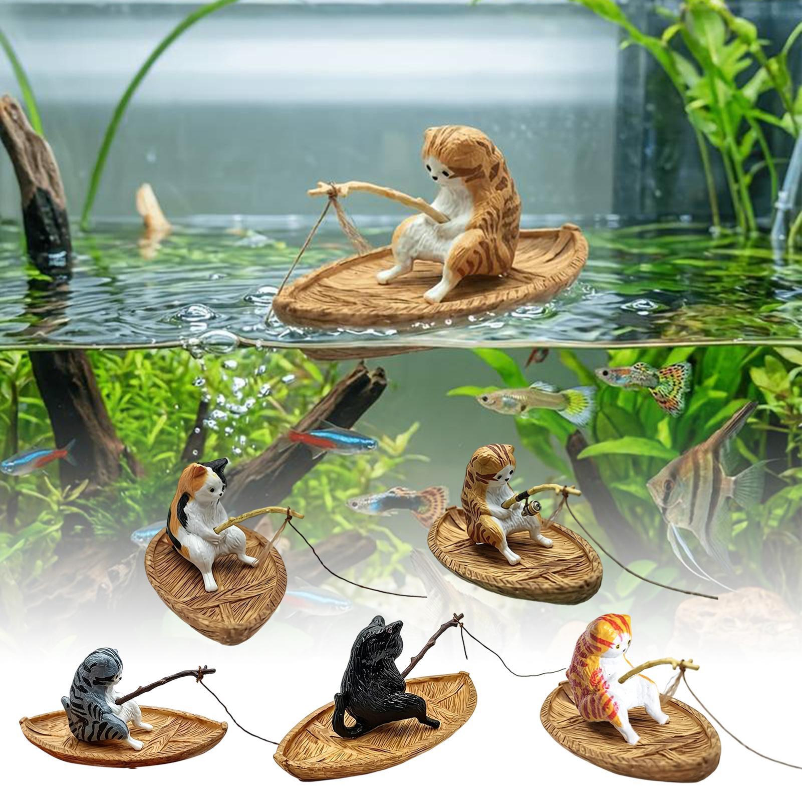 Aquarium Marineland - زينة حوض السمك على شكل قارب