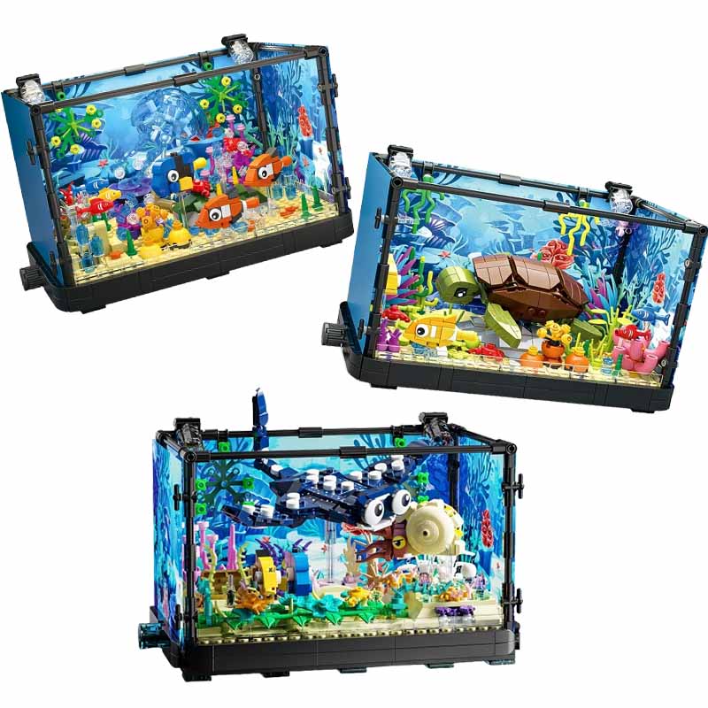 مجموعة مكعبات بناء حوض السمك م - مراجعة Marine Aquarium Cube وسعره