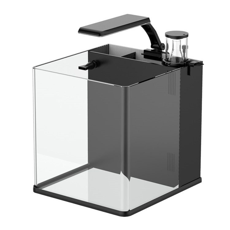 حوض سمك زجاجي فائق الوضوح من س - مراجعة Marine Aquarium Cube وسعره