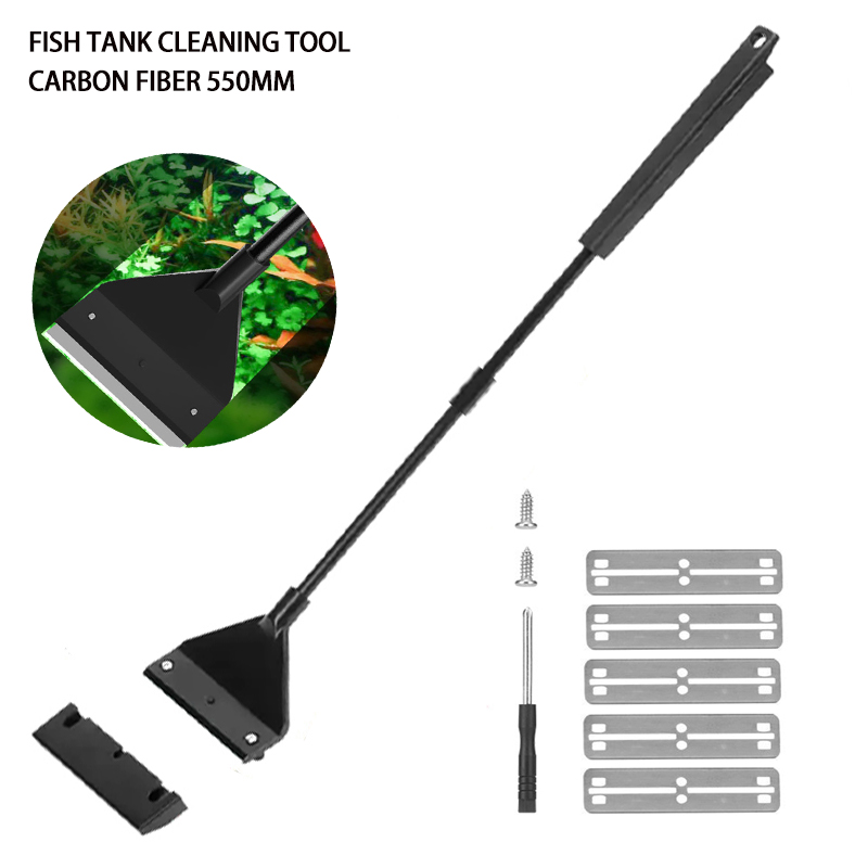 أداة تنظيف حوض السمك، مكشطة مز - مراجعة Marine Aquarium Glass Scraper وسعره