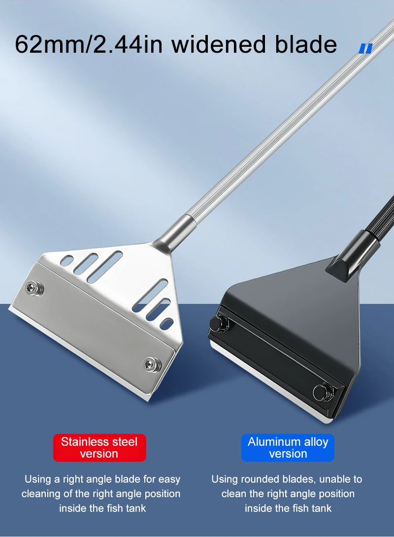 حوض السمك الطحالب مزيل سبائك ا - مراجعة Marine Aquarium Glass Scraper وسعره