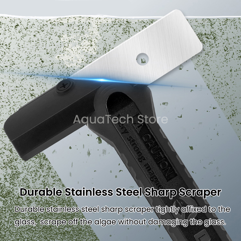 المغناطيسي حوض للأسماك الزجاج  - مراجعة Marine Aquarium Glass Scraper وسعره