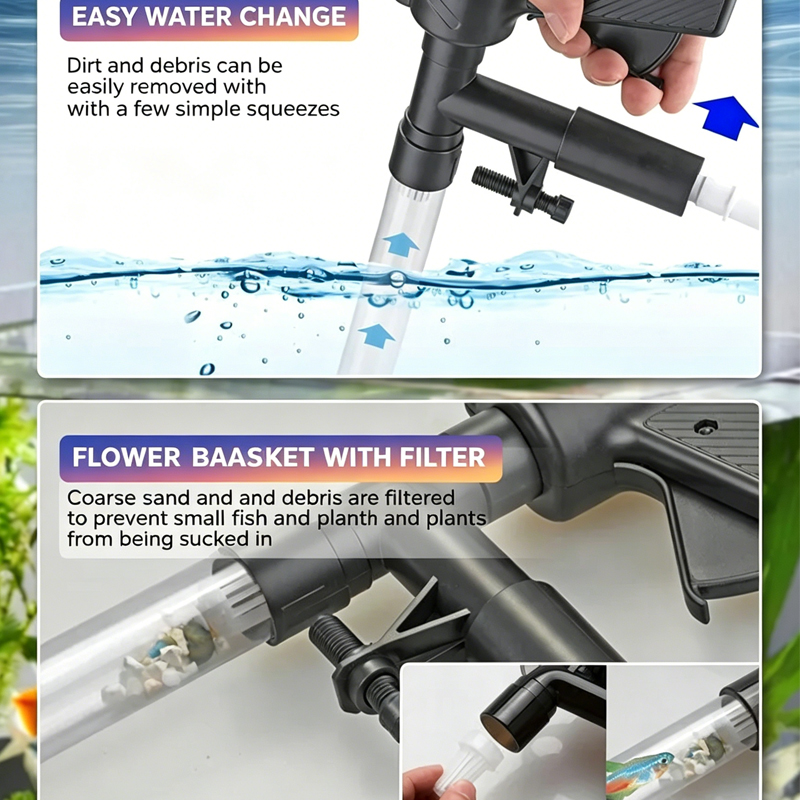 مضخة تغيير مياه حوض السمك، أدا - مراجعة Marine Aquarium Vacuum وسعره