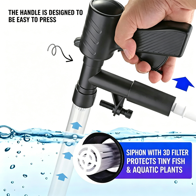 مضخة تغيير مياه حوض السمك، أدا - مراجعة Marine Aquarium Vacuum وسعره