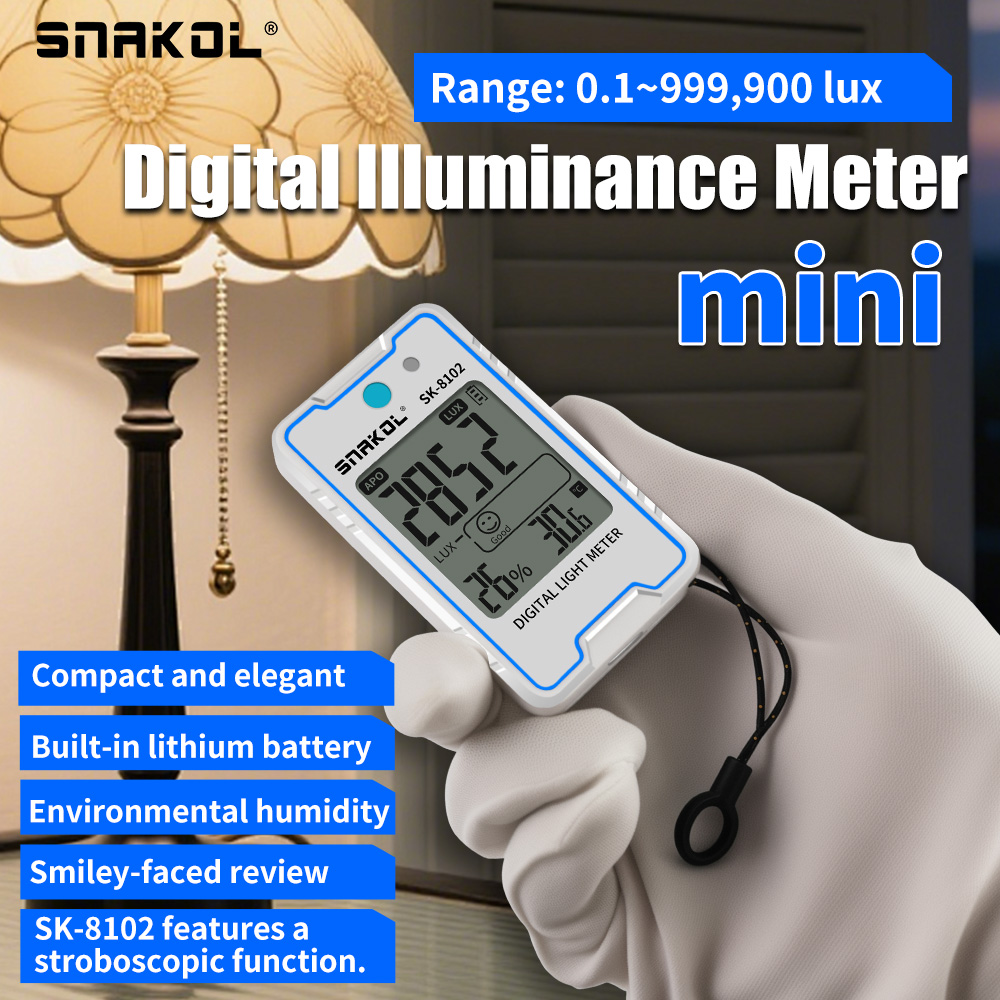SNAKOL SK-8100/8101/8102 مقياس - مراجعة Marine Aquarium Par Meter وسعره
