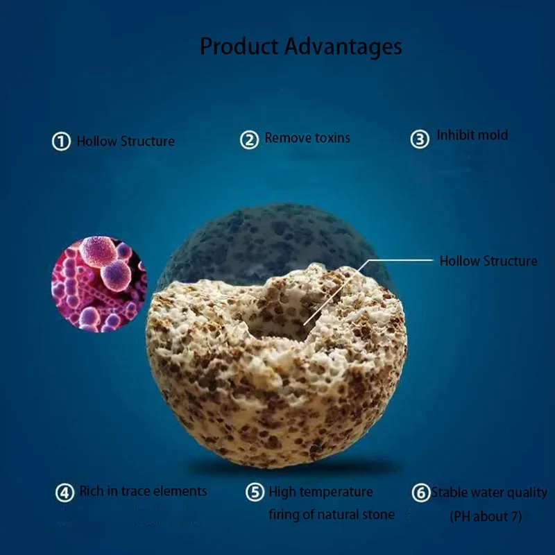 كرات حيوية عالية الجودة لحوض ا - مراجعة Marine Aquarium Filter Media وسعره