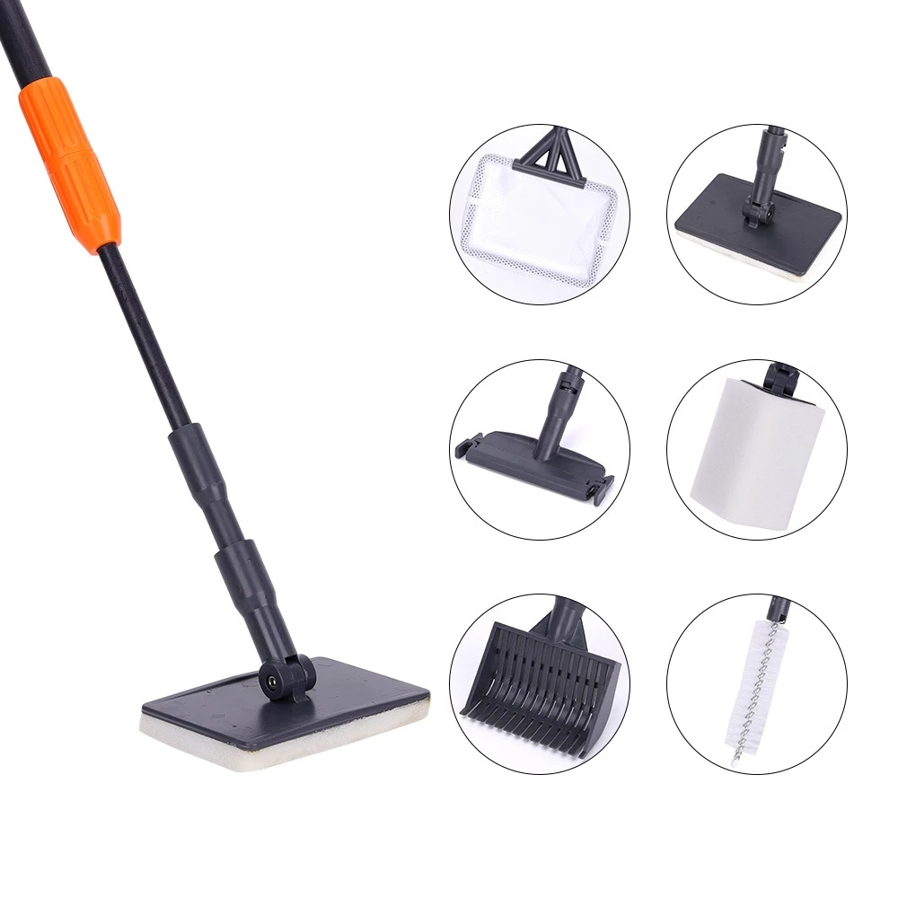 طقم أدوات تنظيف حوض السمك 6 في - مراجعة Marine Aquarium Glass Scraper وسعره