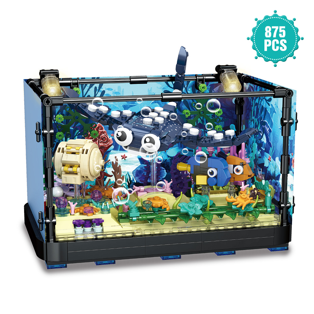 مجموعة مكعبات خزان الأسماك مع  - مراجعة Marine Aquarium Cube وسعره
