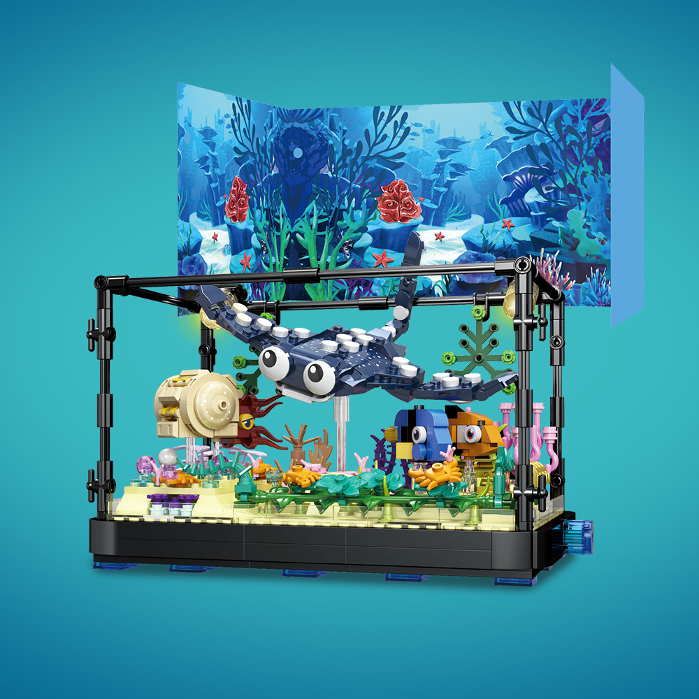 مجموعة مكعبات خزان الأسماك مع  - مراجعة Marine Aquarium Cube وسعره