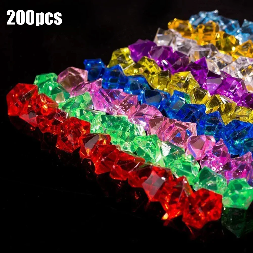 200 قطعة أحجار أكريليك ملونة م - مراجعة Marine Aquarium Cube وسعره