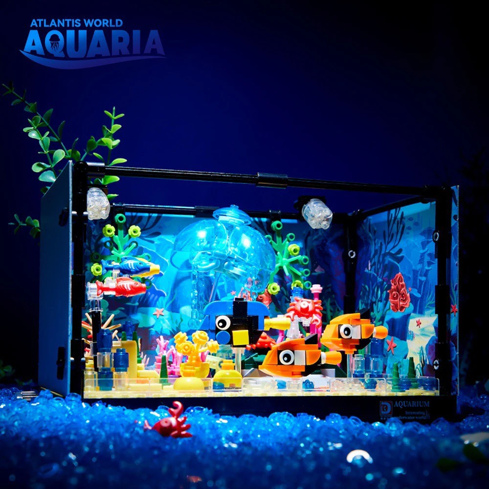 أفكار سلسلة حوض السمك الحيوانا - مراجعة Marine Aquarium Cube وسعره