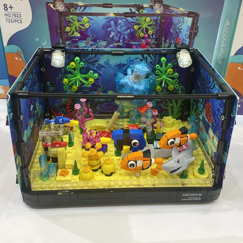 أفكار سلسلة حوض السمك الحيوانا - مراجعة Marine Aquarium Cube وسعره