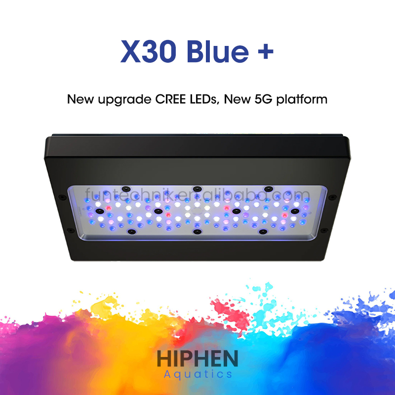 إضاءة LED ذكية X30 Blue+ بقوة  - مراجعة Aquarium Blue Marine وسعره