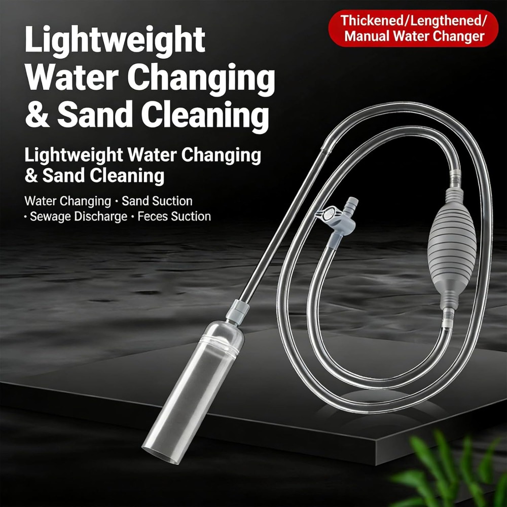 منظف حوض السمك بطول 1.7 متر، م - مراجعة Marine Aquarium Vacuum وسعره