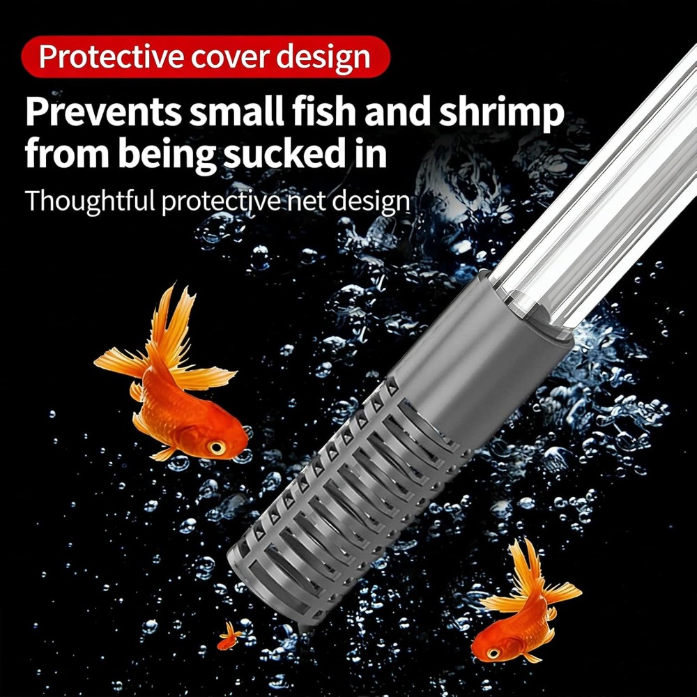 منظف حوض السمك بطول 1.7 متر، م - مراجعة Marine Aquarium Vacuum وسعره